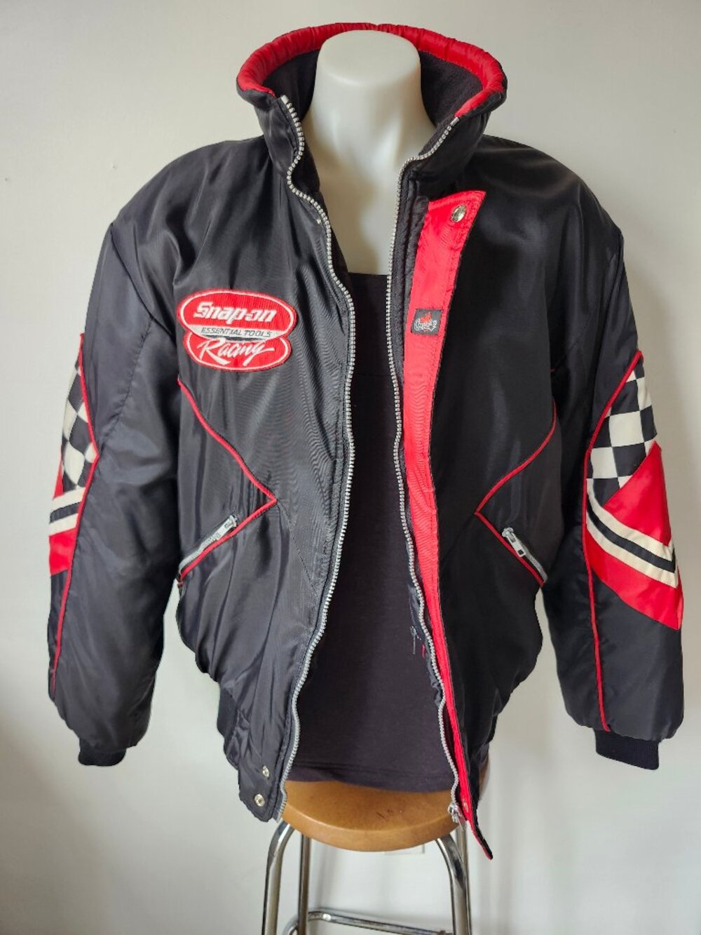 Snap-on x Choko Racing Black Red Checker Essential Tools Zip Jacket